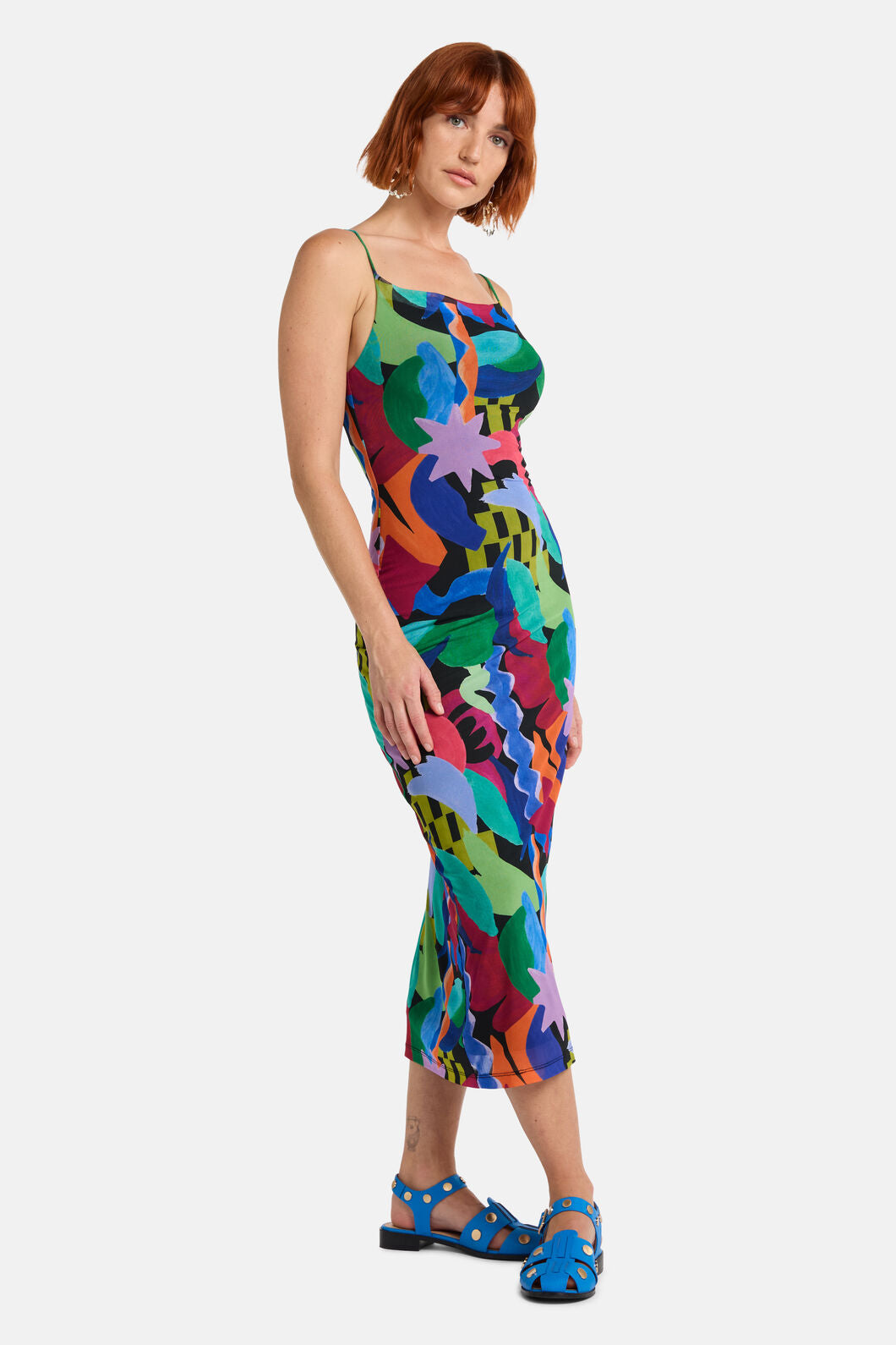 Gorman NZ - Tangled Tropic Mesh Dress - print