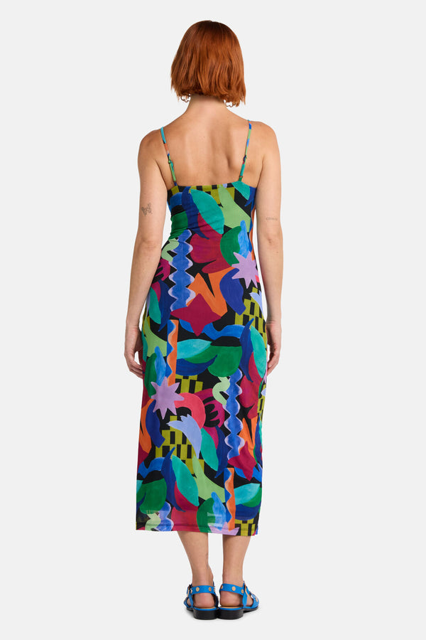 Gorman NZ - Tangled Tropic Mesh Dress - print