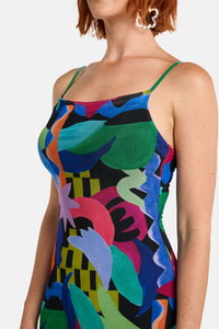 Gorman NZ - Tangled Tropic Mesh Dress - print