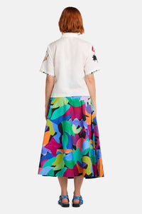 Gorman NZ - Tangled Tropic Placement Shirt - white