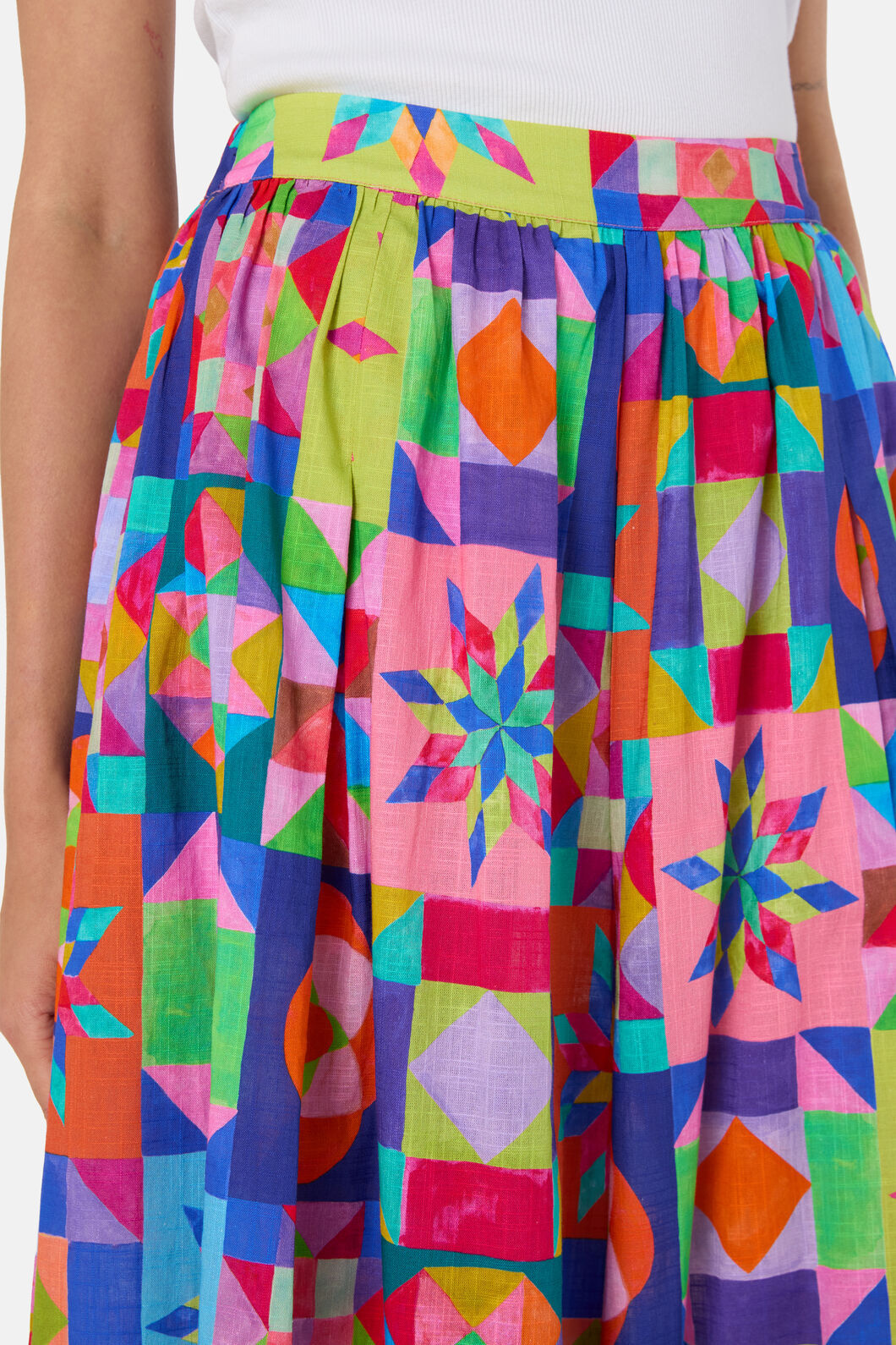 Gorman NZ - Pinwheel Printed Skort - print