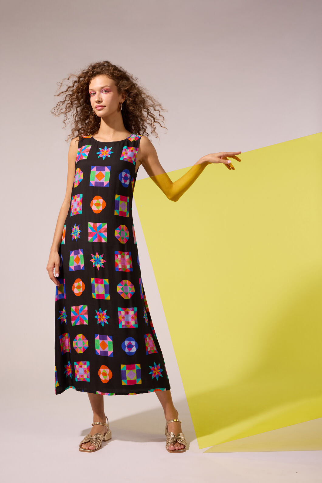 Gorman NZ - Pinwheel Midi Dress - print