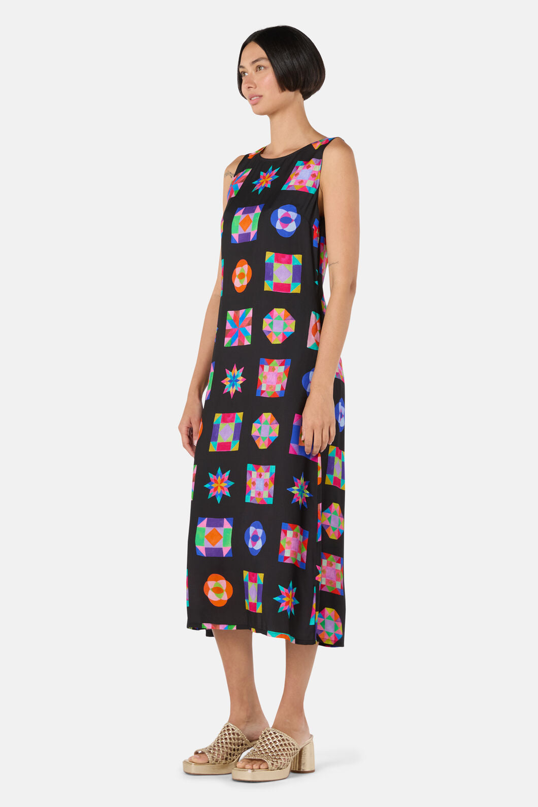 Gorman NZ - Pinwheel Midi Dress - print