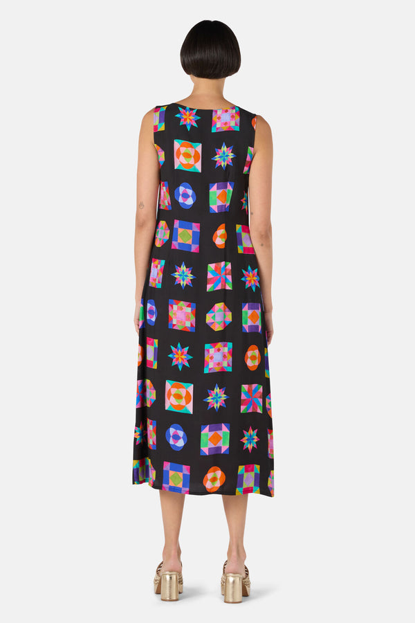 Gorman NZ - Pinwheel Midi Dress - print