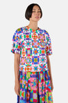 Gorman NZ - Pinwheel Cotton Relaxed Tee - print