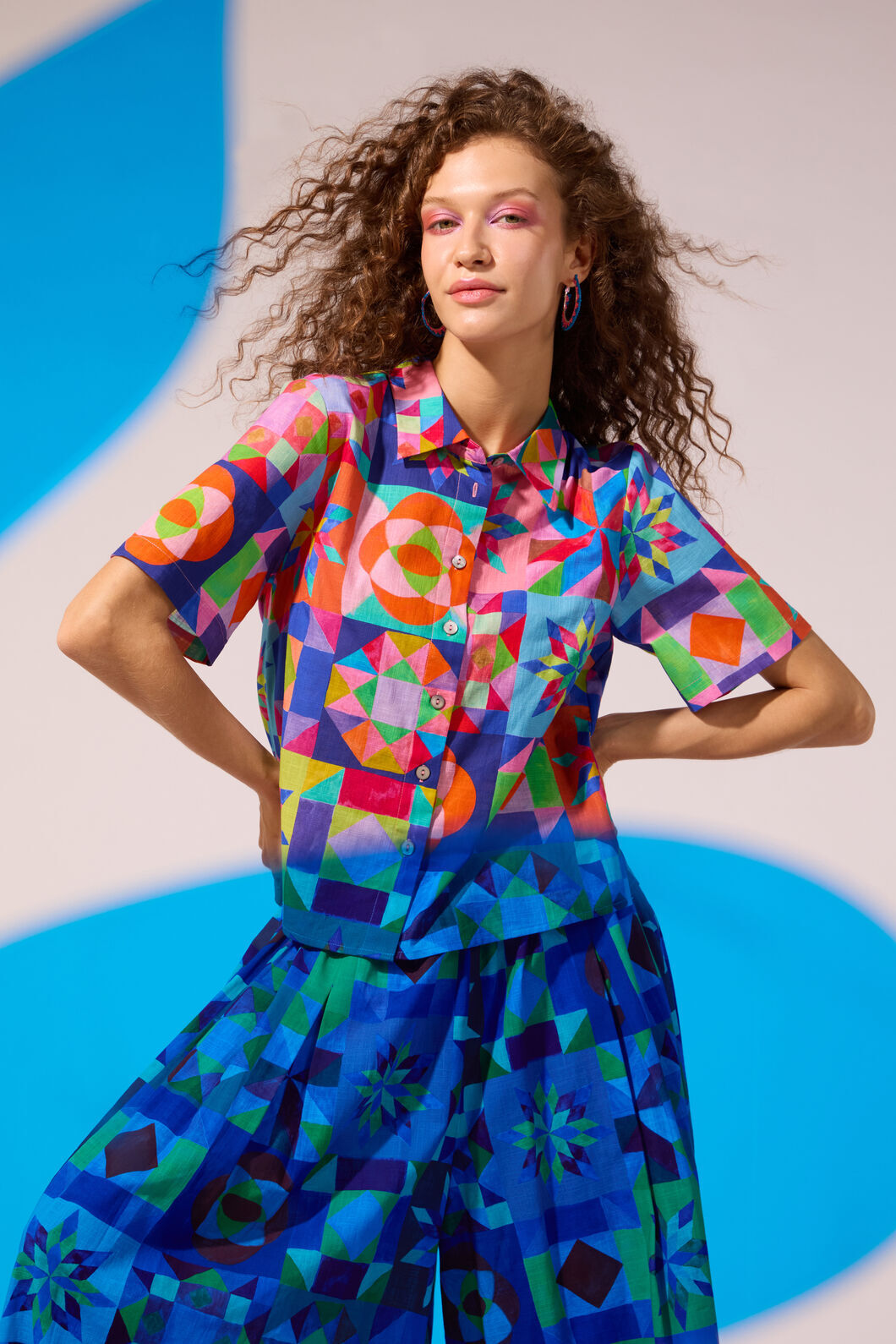 Gorman NZ - Pinwheel Printed Shirt - print