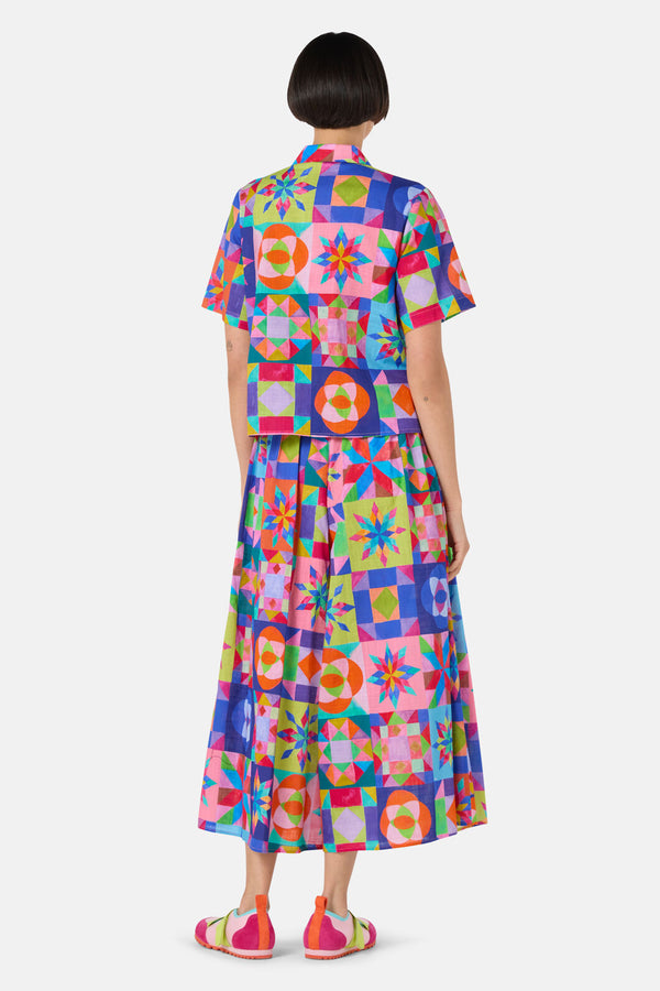 Gorman NZ - Pinwheel Printed Shirt - print