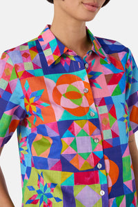 Gorman NZ - Pinwheel Printed Shirt - print