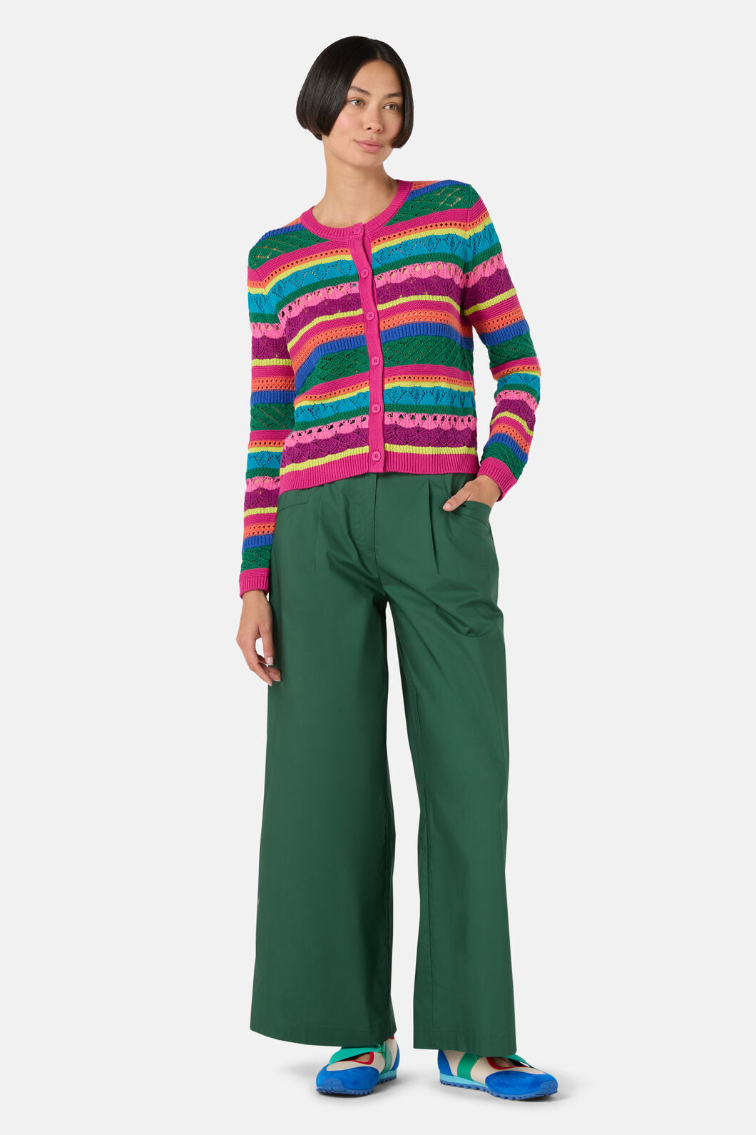 Gorman NZ - Stripetastic Cotton Cardigan - stripe