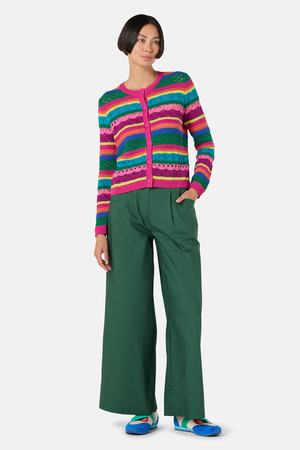 Gorman NZ - Stripetastic Cotton Cardigan - stripe