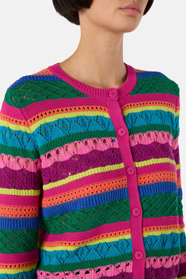 Gorman NZ - Stripetastic Cotton Cardigan - stripe
