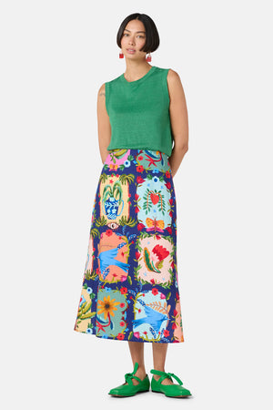 Gorman NZ - Little Things Placement Skirt - print