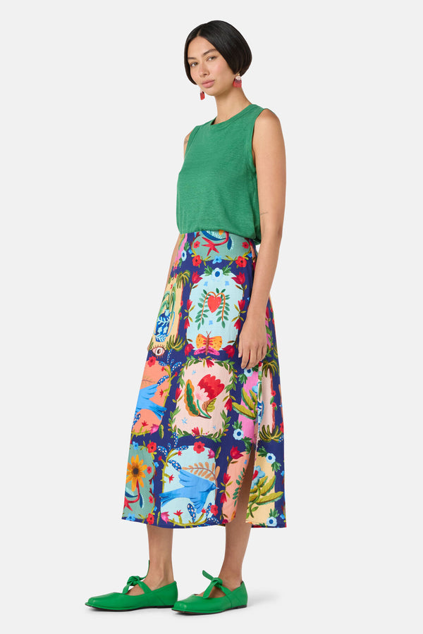 Gorman NZ - Little Things Placement Skirt - print