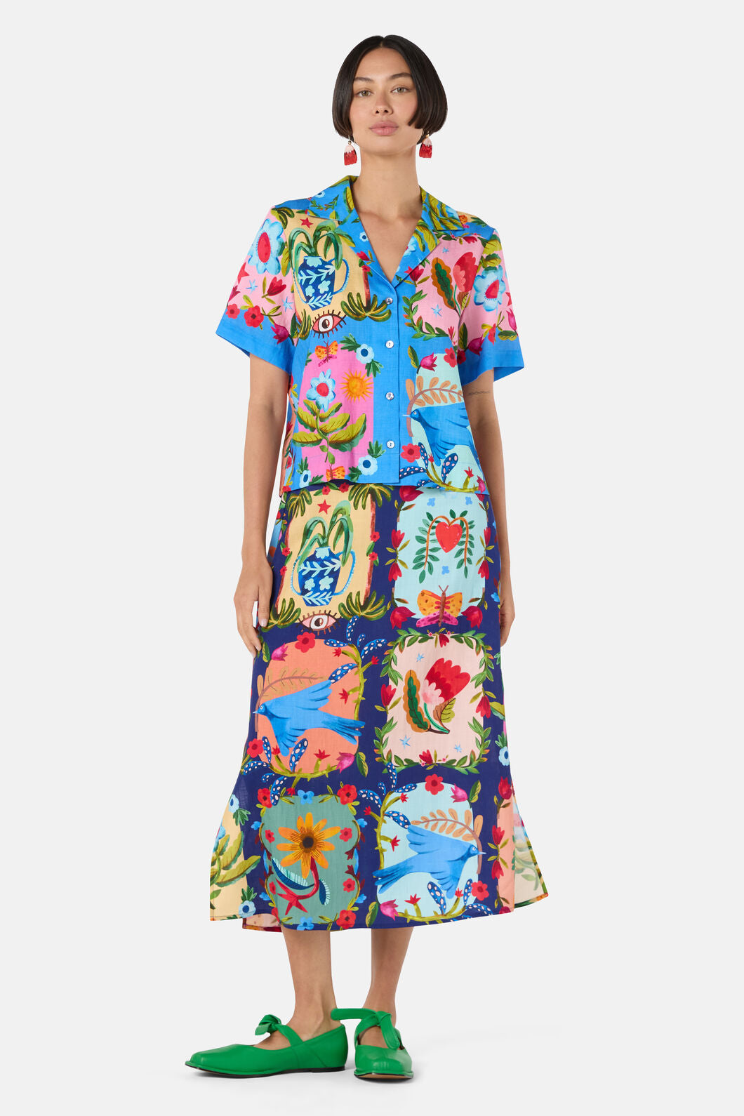 Gorman NZ - Little Things Placement Skirt - print