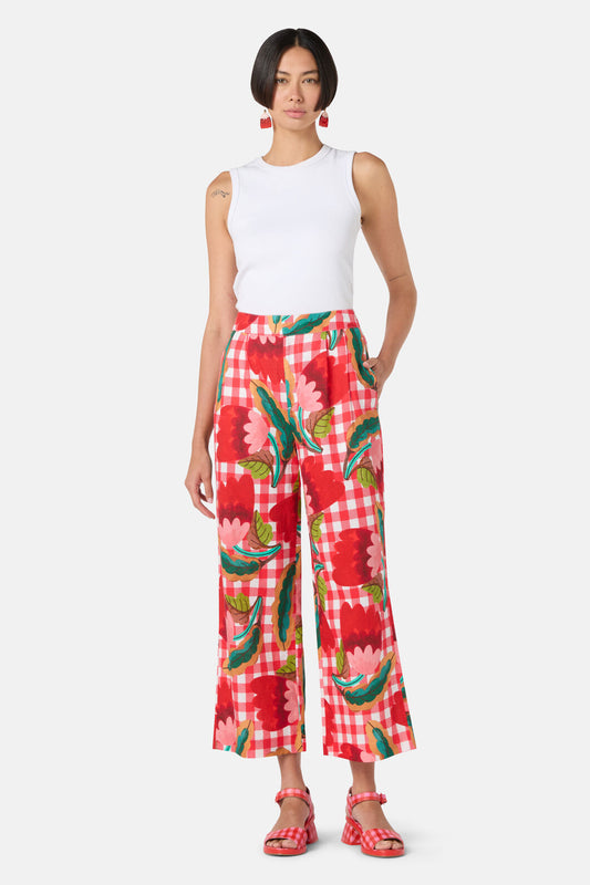 Gorman NZ - Little Things Gingham Pant - print