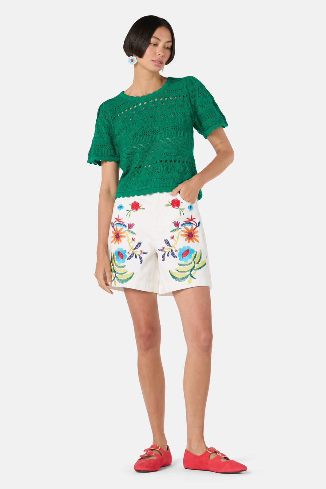 Gorman NZ - Carla Knit Top - green