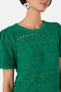 Gorman NZ - Carla Knit Top - green