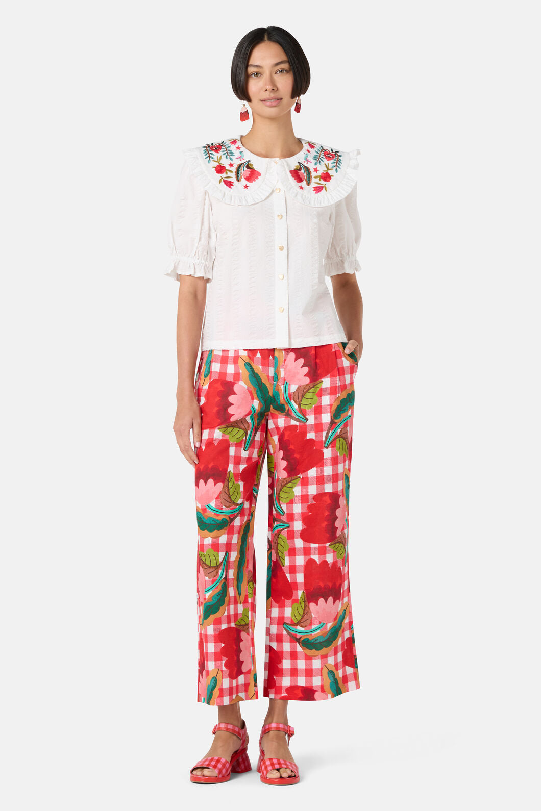 Gorman NZ - Little Things EmbroideredShirt - white