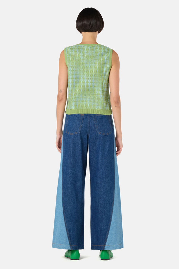 Gorman NZ - At The Garden Knit Tank - green
