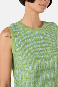 Gorman NZ - At The Garden Knit Tank - green