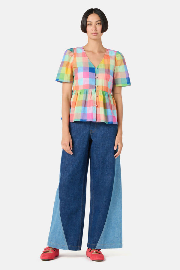 Gorman NZ - Little Checks Top - check