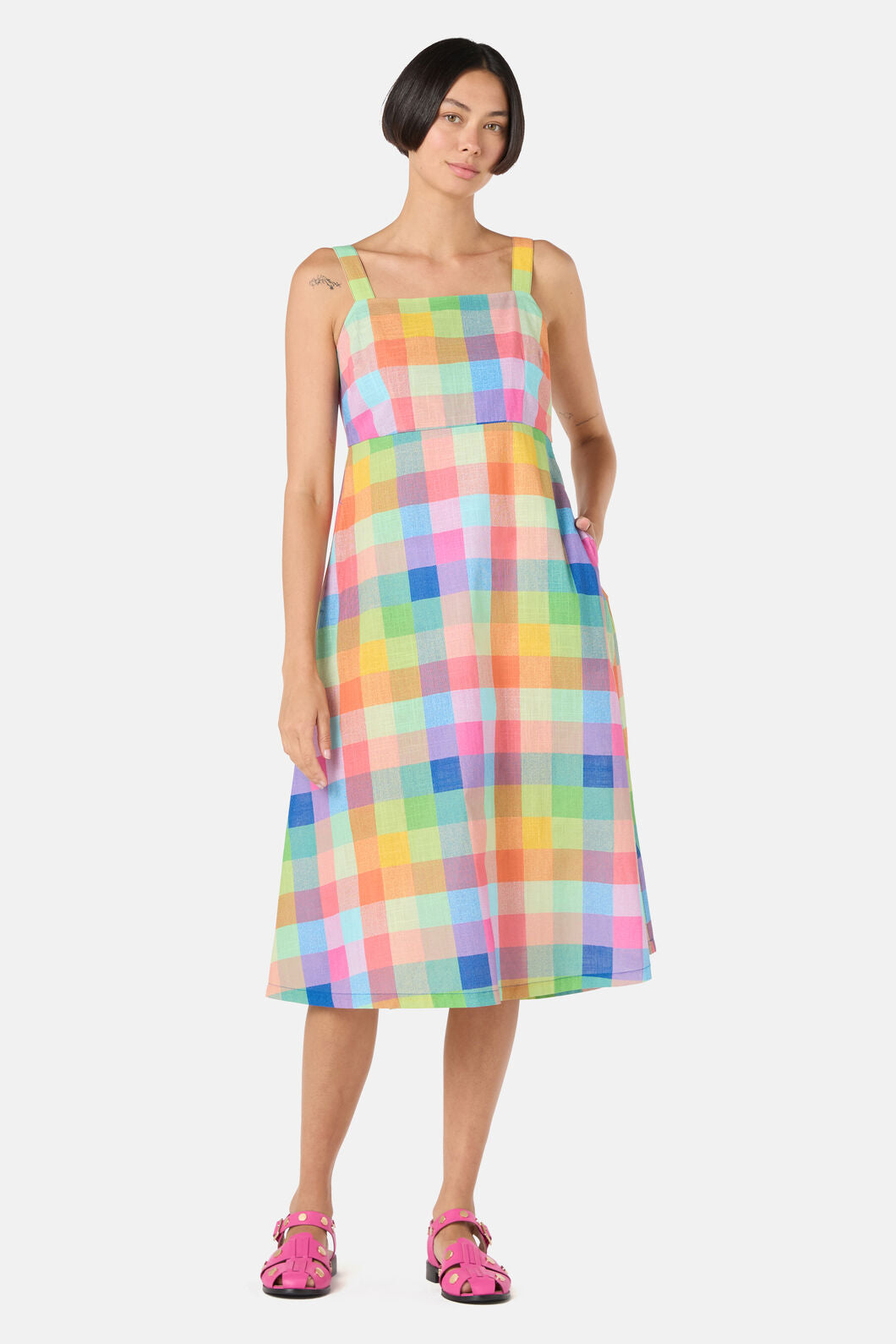 Gorman NZ - Little Checks Midi Dress - check