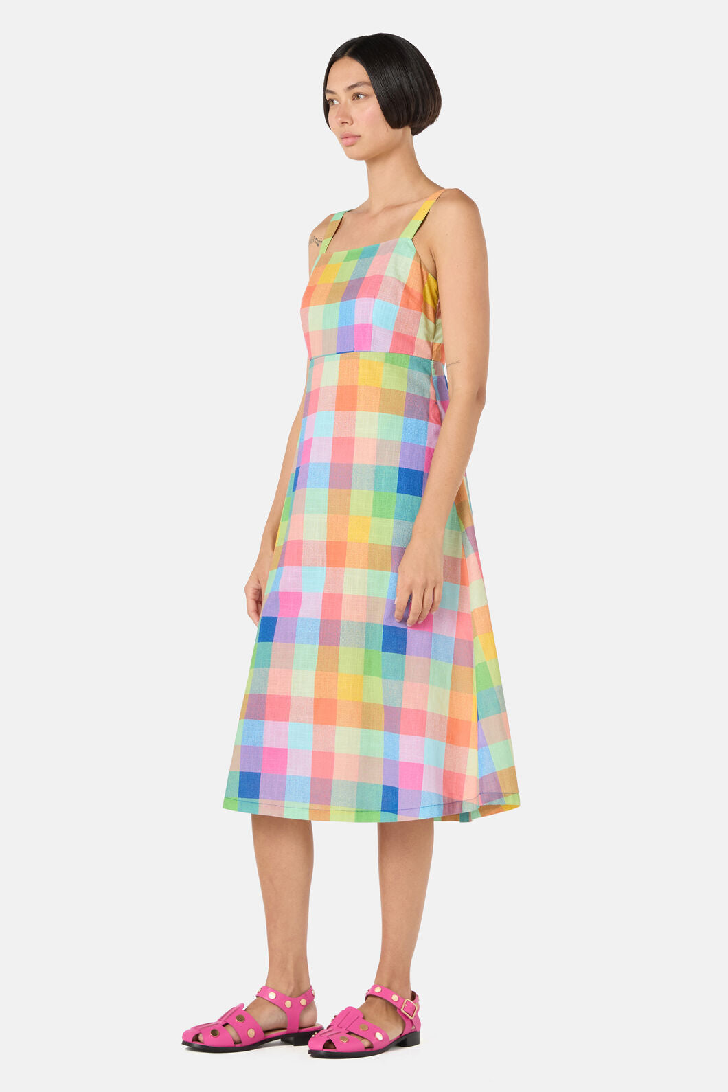 Gorman NZ - Little Checks Midi Dress - check