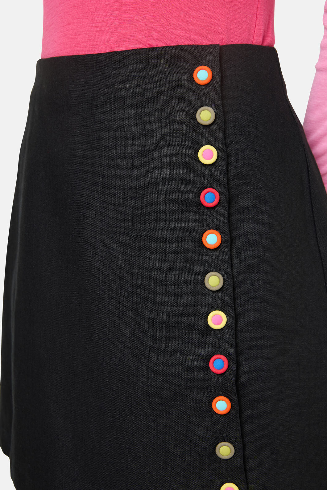 Gorman NZ - Benne Button Mini Skirt - black