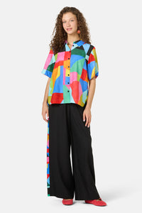 Gorman NZ - AbstractSymphonyOversizedShirt - print