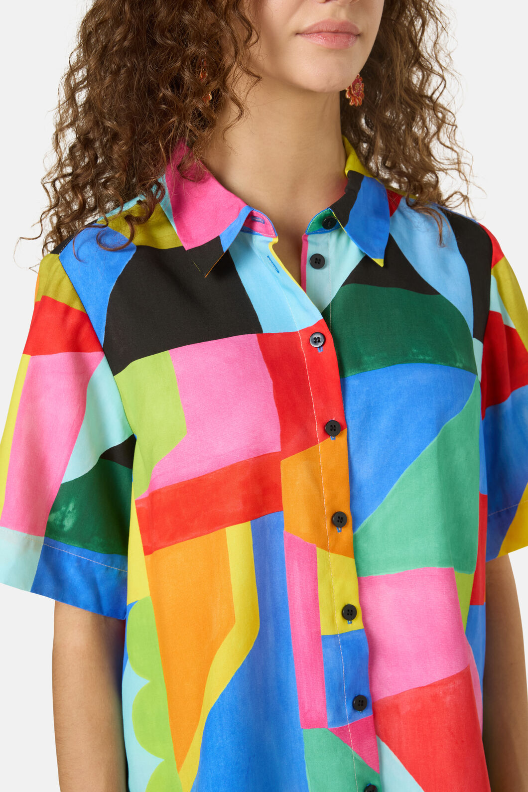 Gorman NZ - AbstractSymphonyOversizedShirt - print