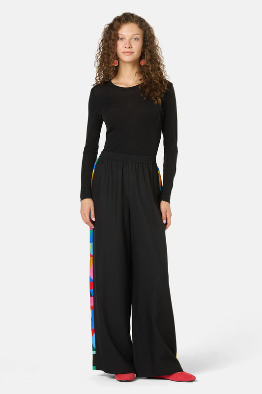 Gorman NZ - Abstract Symphony Relaxed Pant - black