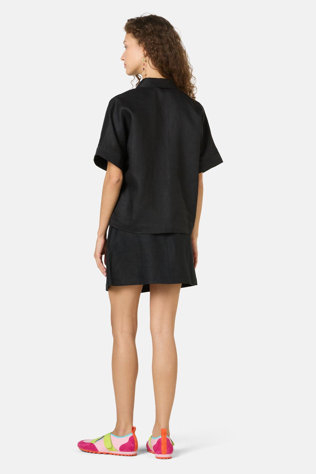 Gorman NZ - Benne Button Plain Shirt - black