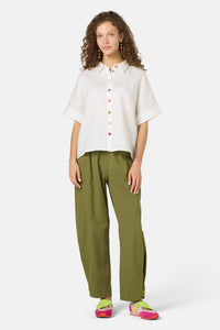 Gorman NZ - Benne Button Plain Shirt - white