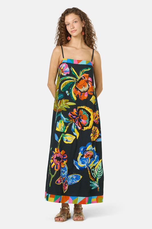 Gorman NZ - Floral Symphony Embroidered Dress - print