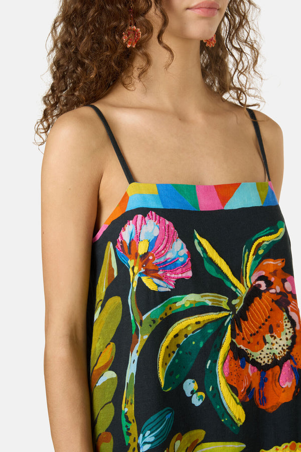 Gorman NZ - FloralSymphonyEmbroideredDress - print