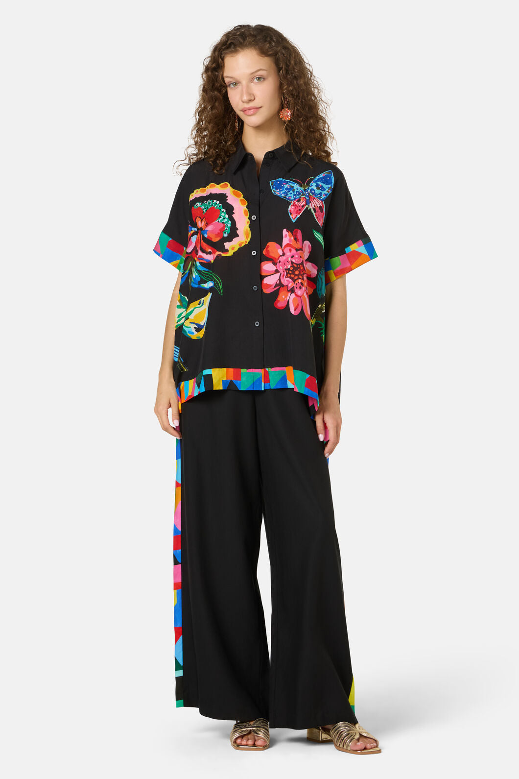Gorman NZ - Floral Symphony Scarf Shirt - print