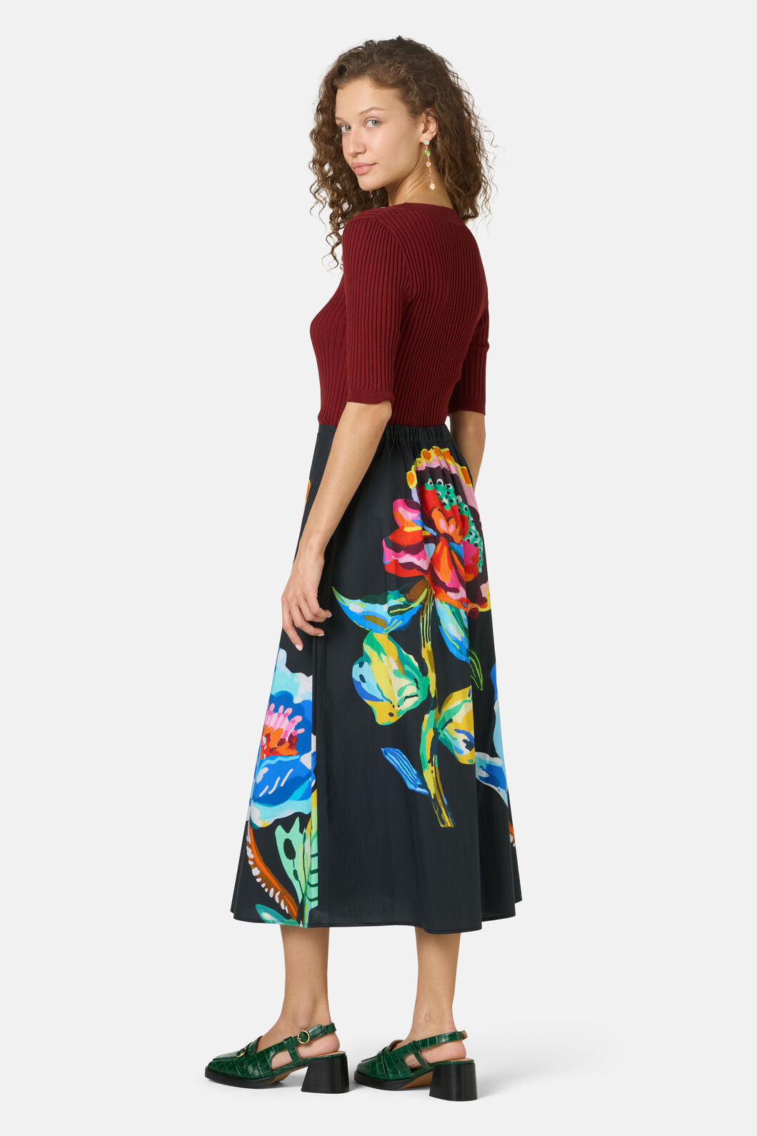 Gorman NZ - Floral Symphony Circle Skirt - print