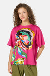 Gorman NZ - Floral SymphonyPlacement OSTee - fuschia