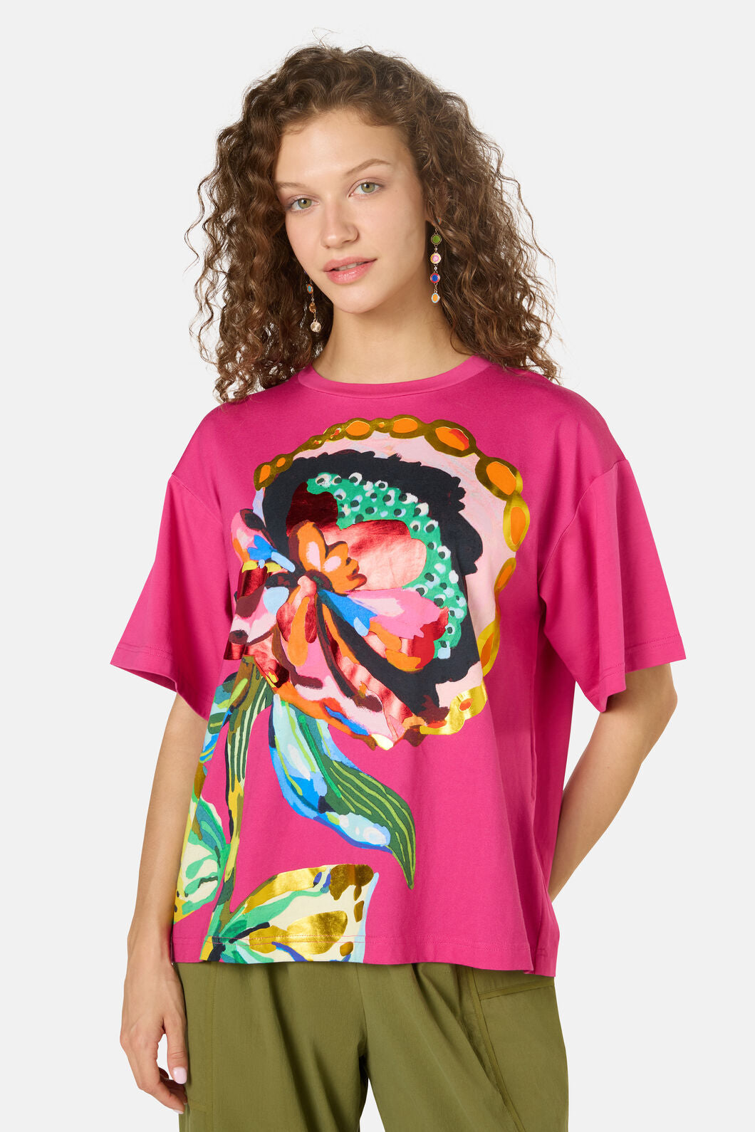 Gorman NZ - Floral SymphonyPlacement OSTee - fuschia