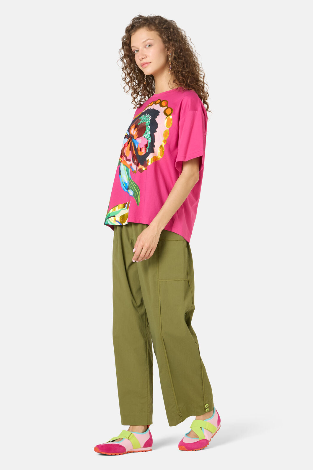 Gorman NZ - Floral SymphonyPlacement OSTee - fuschia