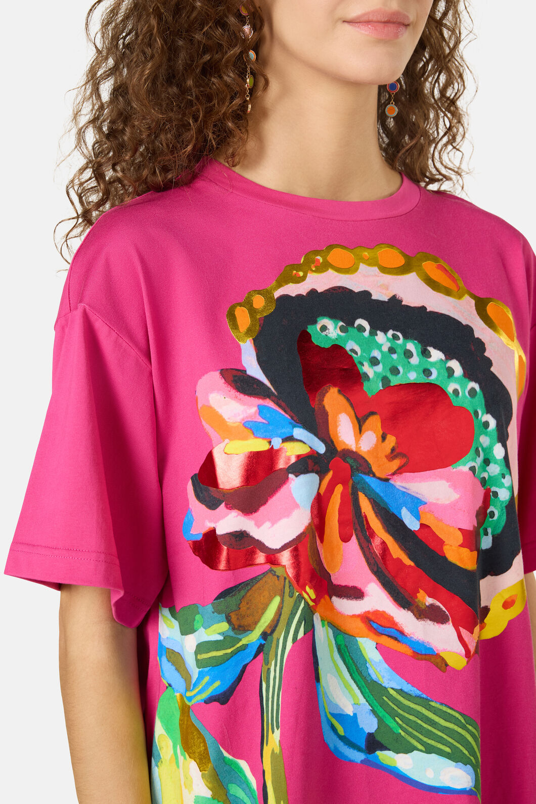 Gorman NZ - Floral SymphonyPlacement OSTee - fuschia
