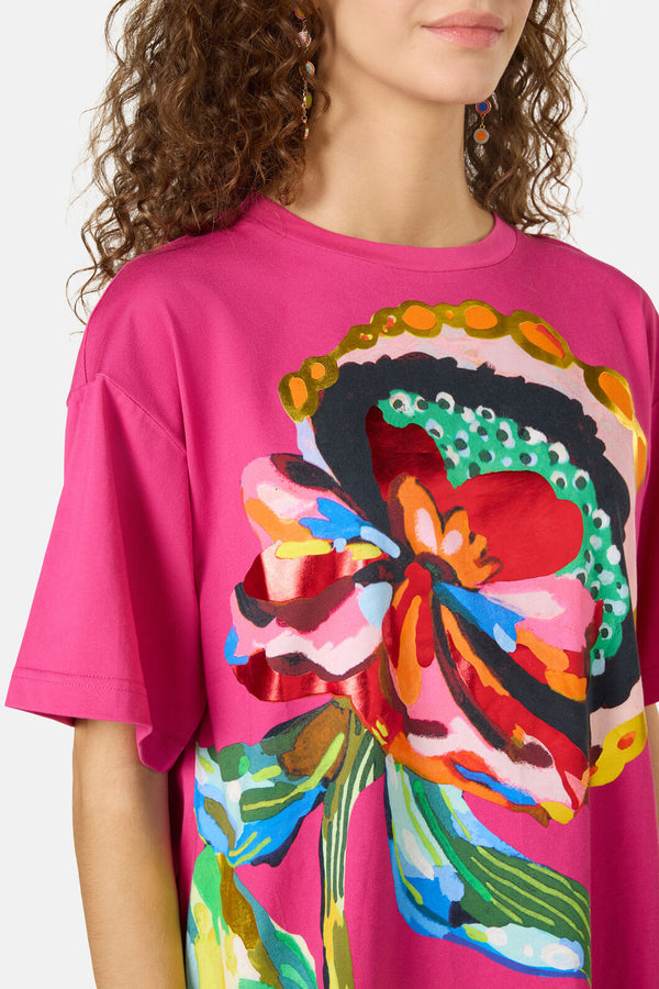 Gorman NZ - Floral SymphonyPlacement OSTee - fuschia