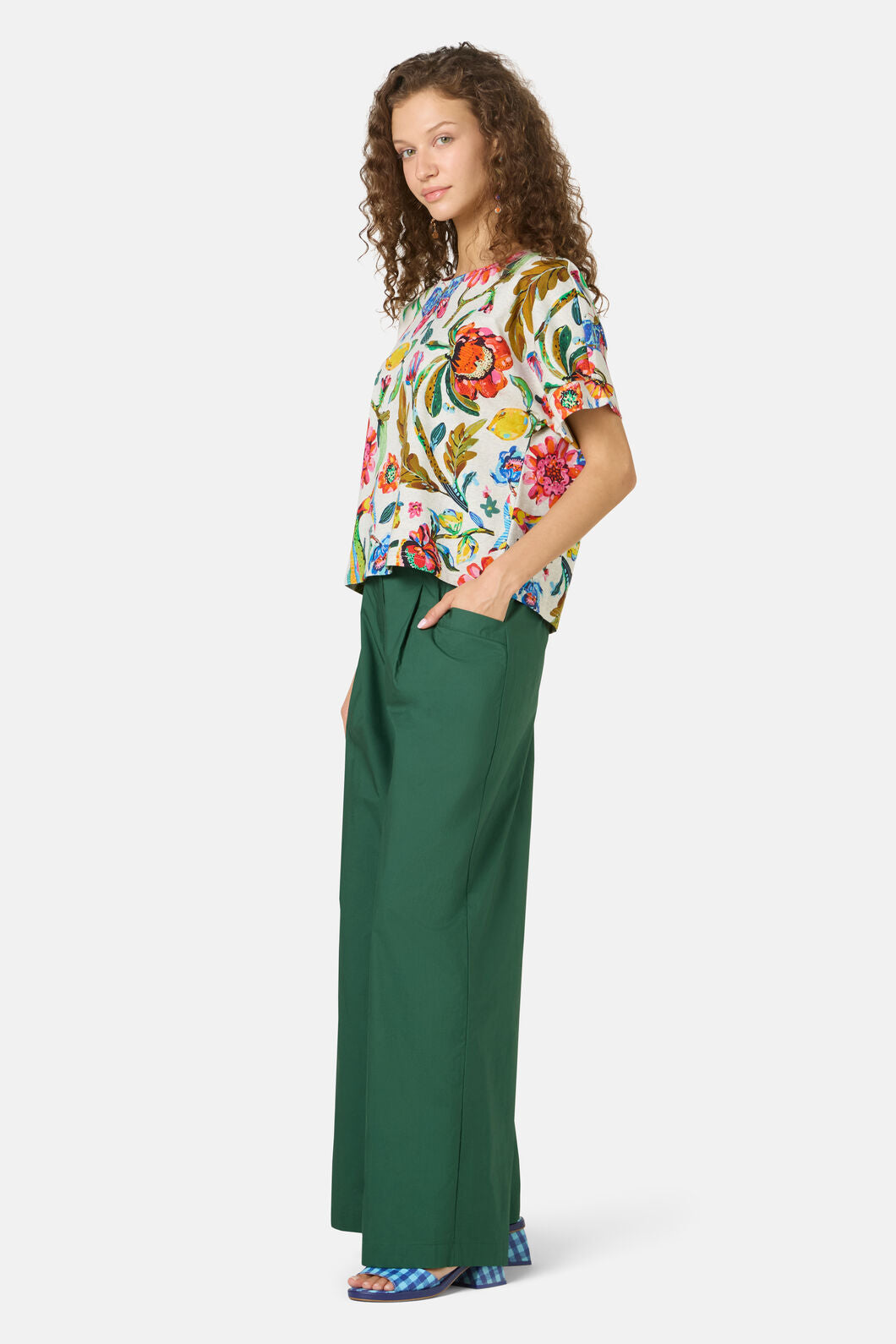 Gorman NZ - Floral Symphony Yardage Tee - print