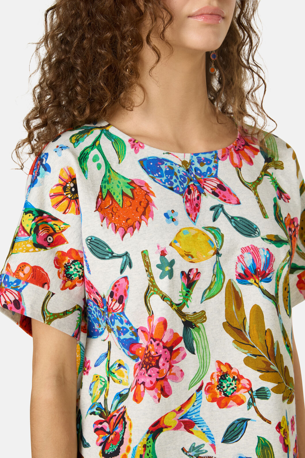 Gorman NZ - Floral Symphony Yardage Tee - print