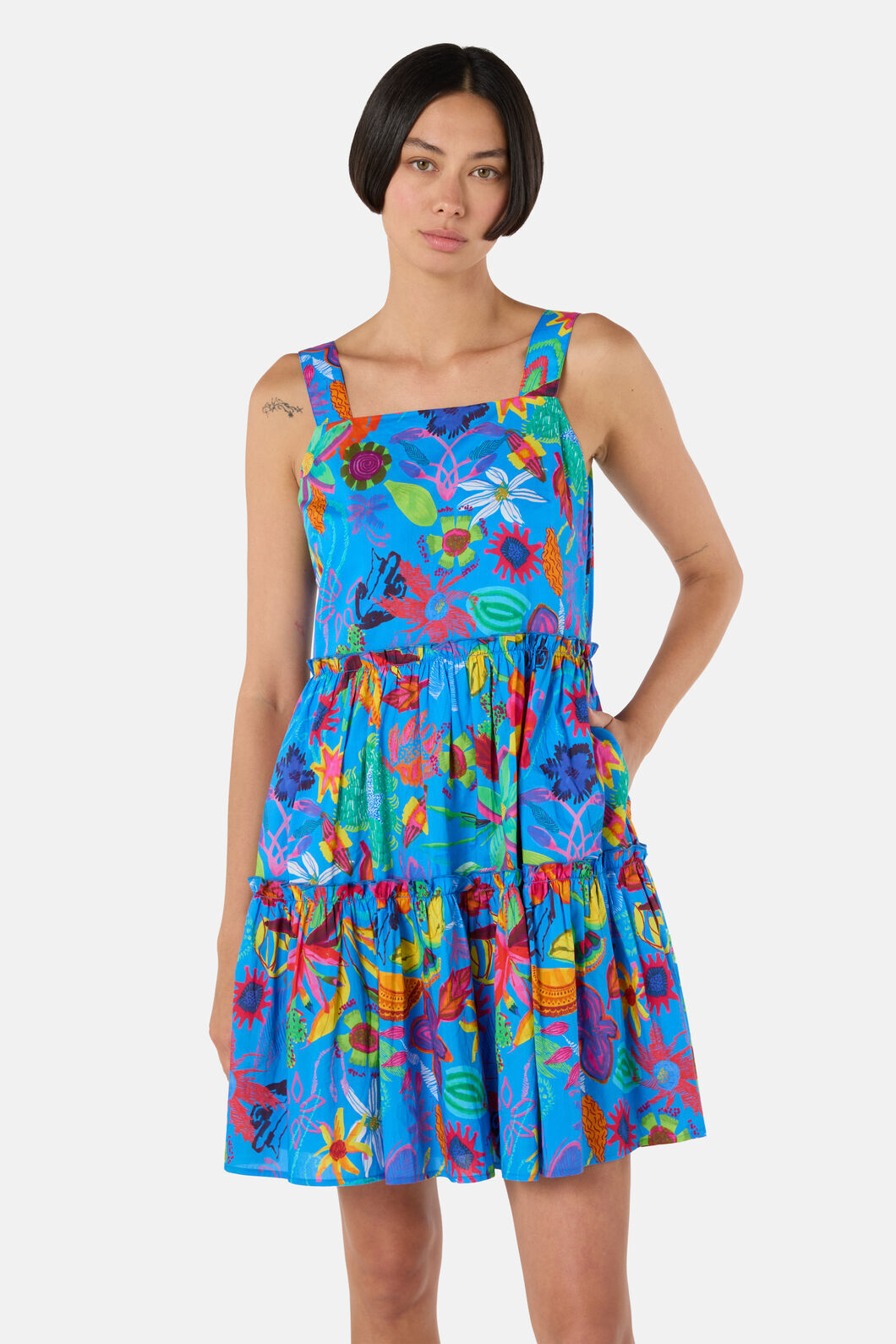 Gorman NZ - Papaya Palm Holiday Dress - print