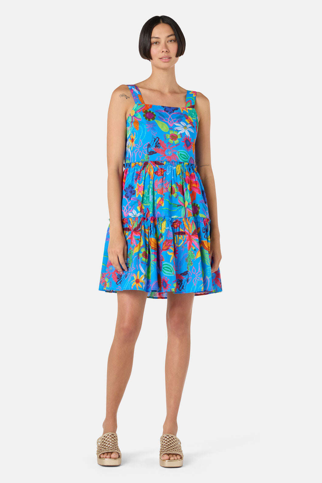 Gorman NZ - Papaya Palm Holiday Dress - print