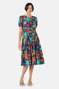 Gorman NZ - Papaya Palm Tiered Dress - print
