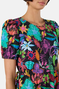 Gorman NZ - Papaya Palm Tiered Dress - print