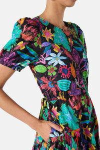Gorman NZ - Papaya Palm Tiered Dress - print