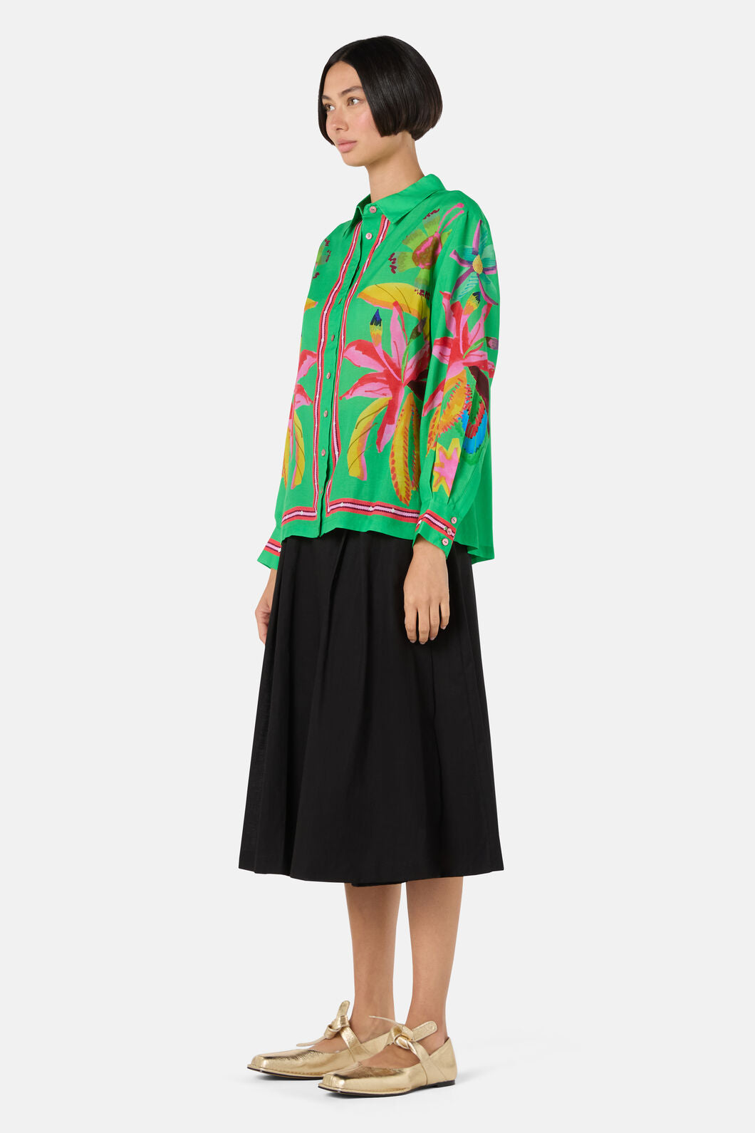 Gorman NZ - Papaya Palm Shirt - print